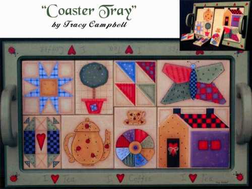 Tracy Campbell - Coaster Tray - I Love Coffee, I Love Tea