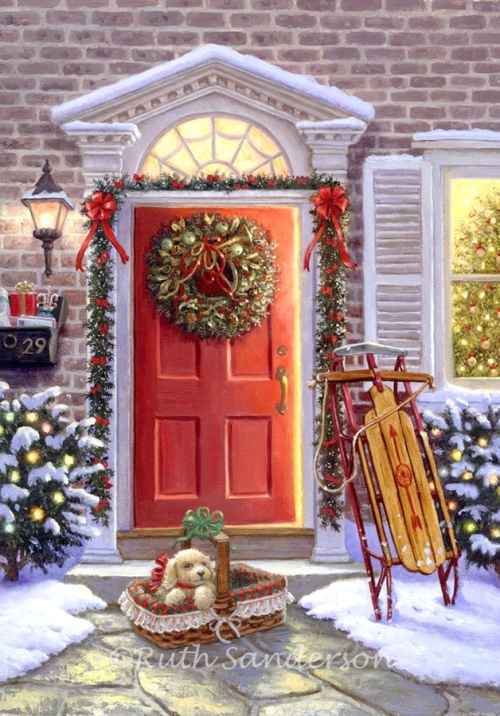 ruthsandersonC003_Christmas-Doorway