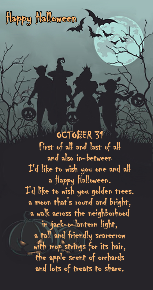Happy Halloween Poem